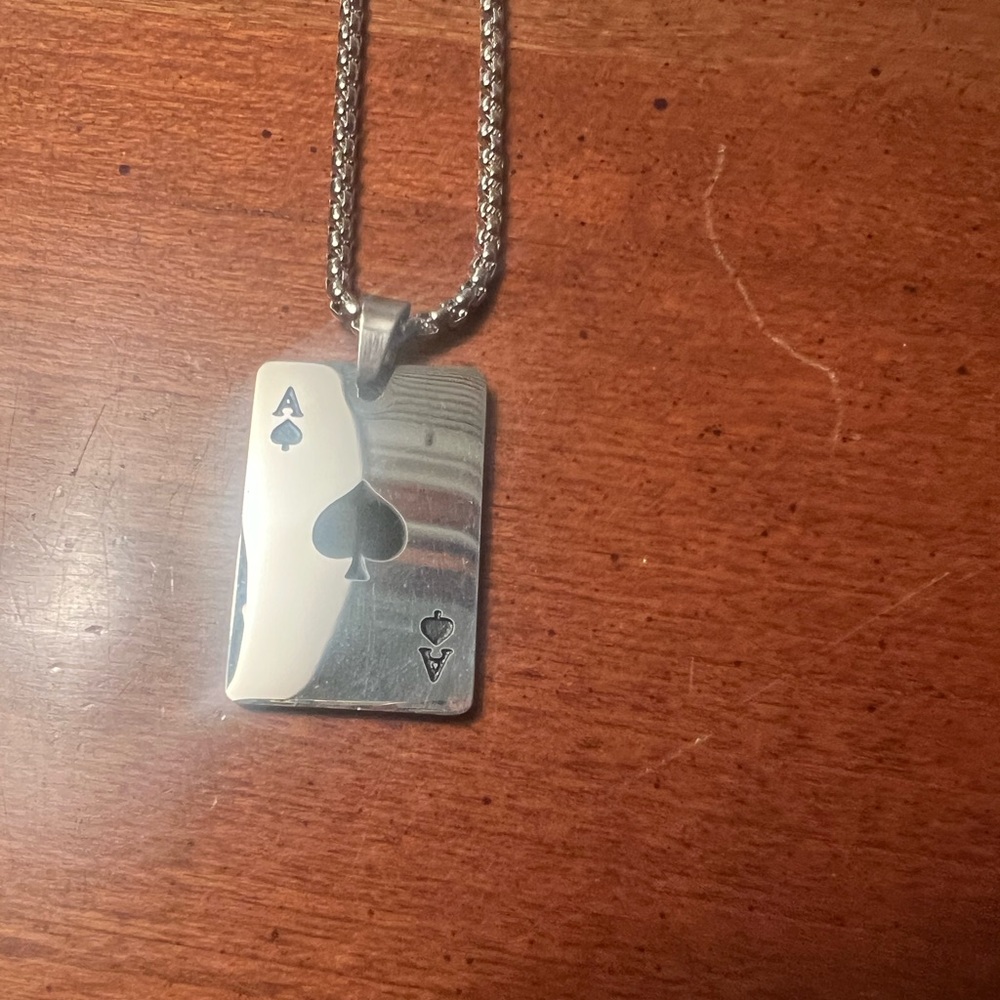 Ace of Spades Necklace